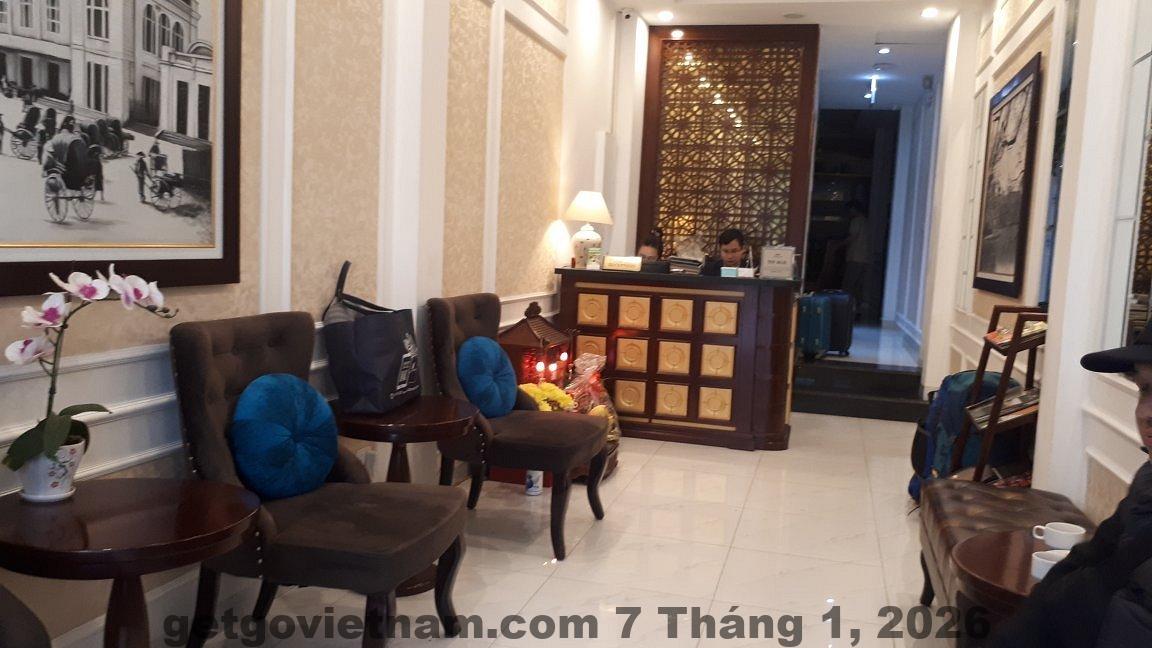 Khu vực ăn sáng tại Antique Angel Hotel & Travel