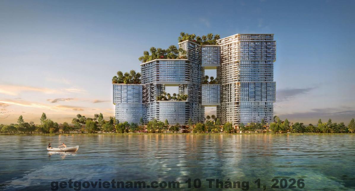 Sky Homestay in Ecopark 2 nhìn từ bên ngoài các tòa Westbay Ecopark