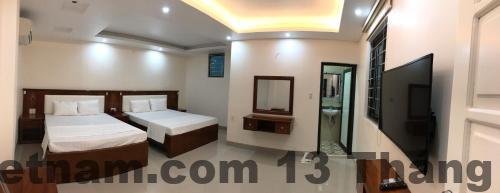 Phòng nghỉ tại Bình Minh Riverside được trang bị đầy đủ tiện nghi.