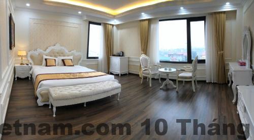 Phòng nghỉ nhà nghỉ Sweet Love với nội thất cơ bản