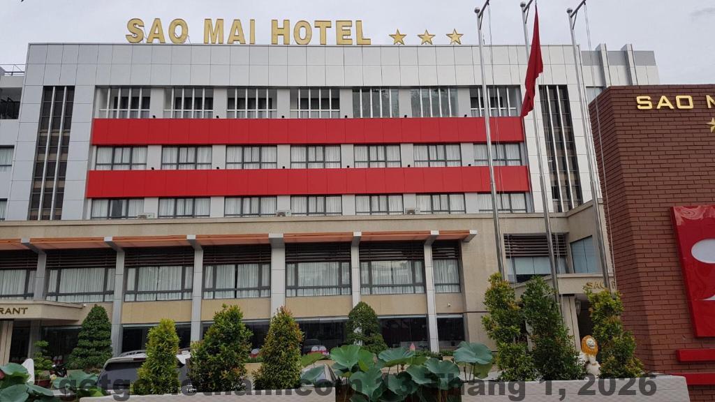 Ăn sáng tại New Sao Mai Hotel
