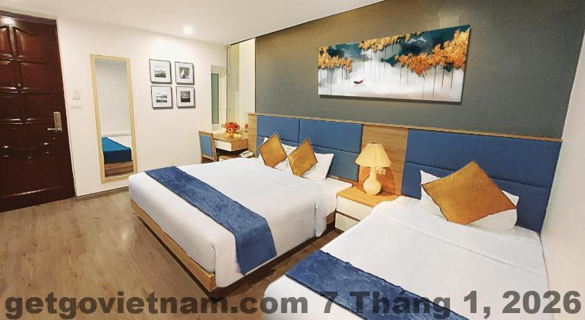 Khu vực ăn sáng nhỏ gọn tại Amorita Boutique Hotel