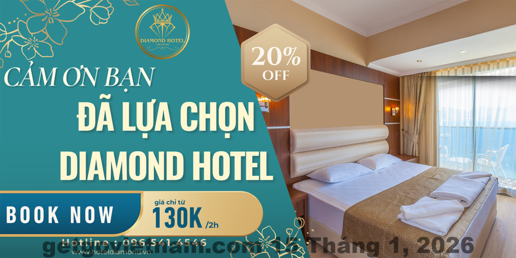 Không gian chung Diamond Hotel Bắc Giang