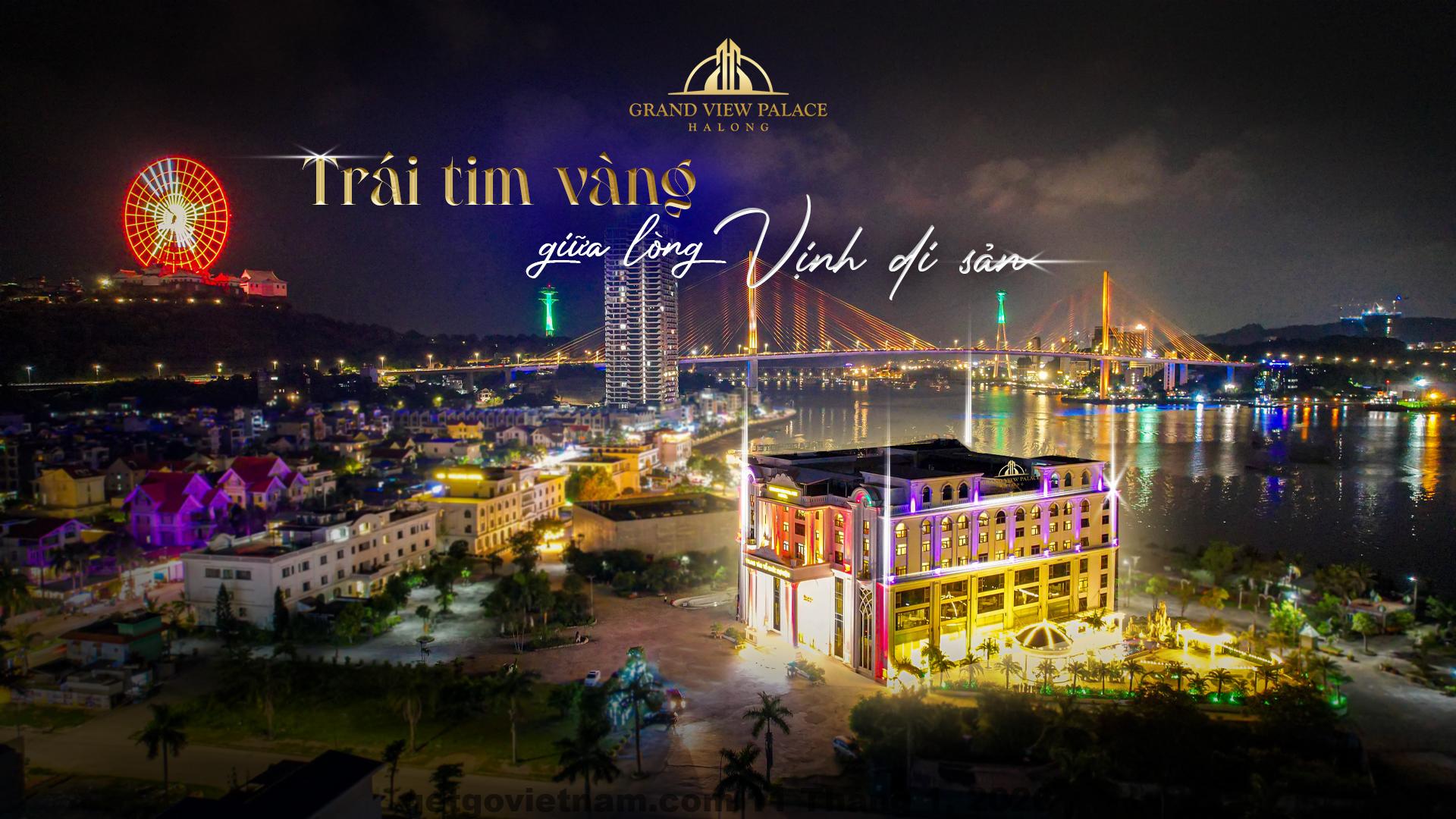 Tổng thể không gian khách sạn Grand View Palace Ha Long Hotel với quy mô lớn