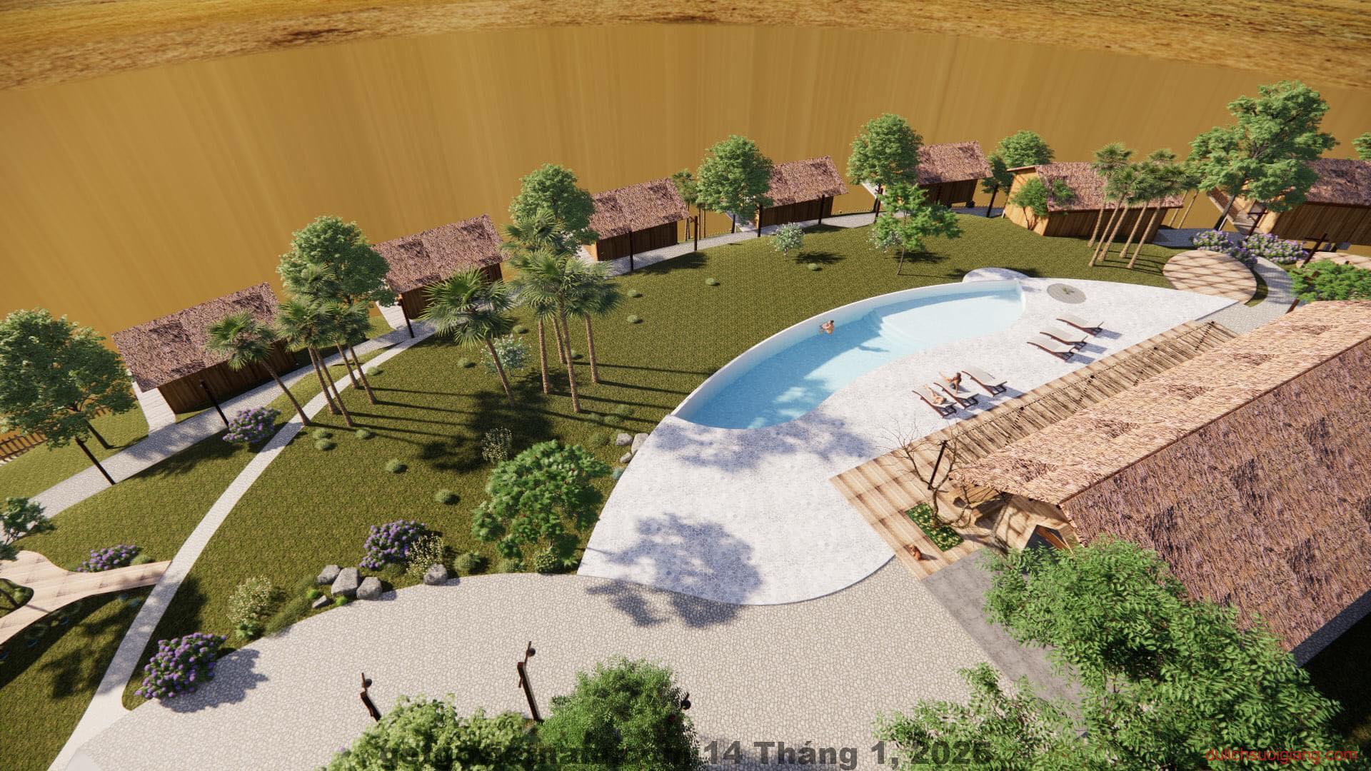 Nhà hàng Mường Lò Hotel phục vụ các món ăn địa phương Tây Bắc