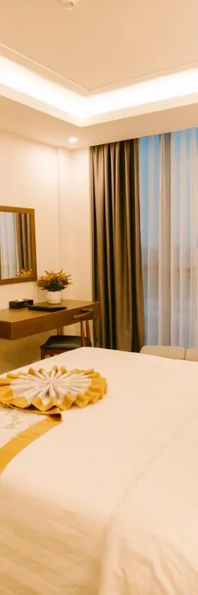 Đồ ăn sáng tại Soa Thuy Hotel phong phú và sạch sẽ