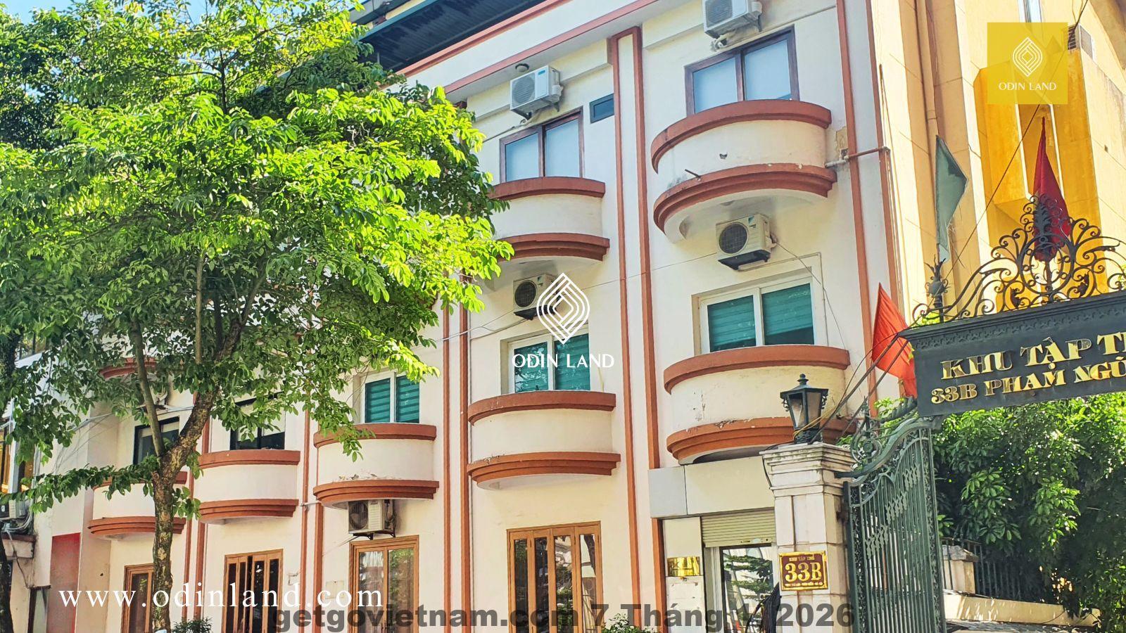 Mặt tiền ATS Hotel tại 33B Phạm Ngũ Lão, Hoàn Kiếm, Hà Nội