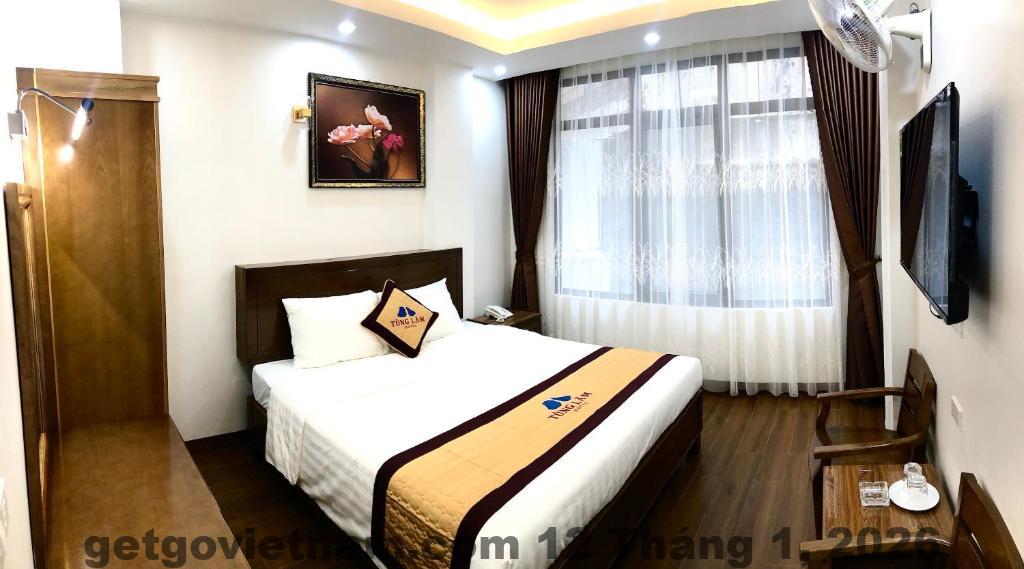 Khu vực lễ tân TÙNG LÂM HOTEL với không gian nhỏ gọn