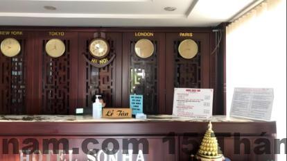 Khách sạn Sơn Hải Thái Nguyên review 2026: Có nên ở hay chỉ ở tạm? 2 Mặt tiền khách sạn Sơn Hải Thái Nguyên với kiến trúc đơn giản, phong cách khách sạn bình dân