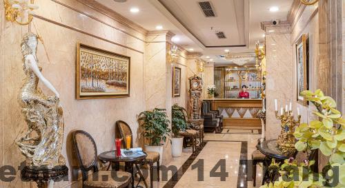 Quầy lễ tân Affa Boutique Hotel với đội ngũ nhân viên thân thiện và chuyên nghiệp