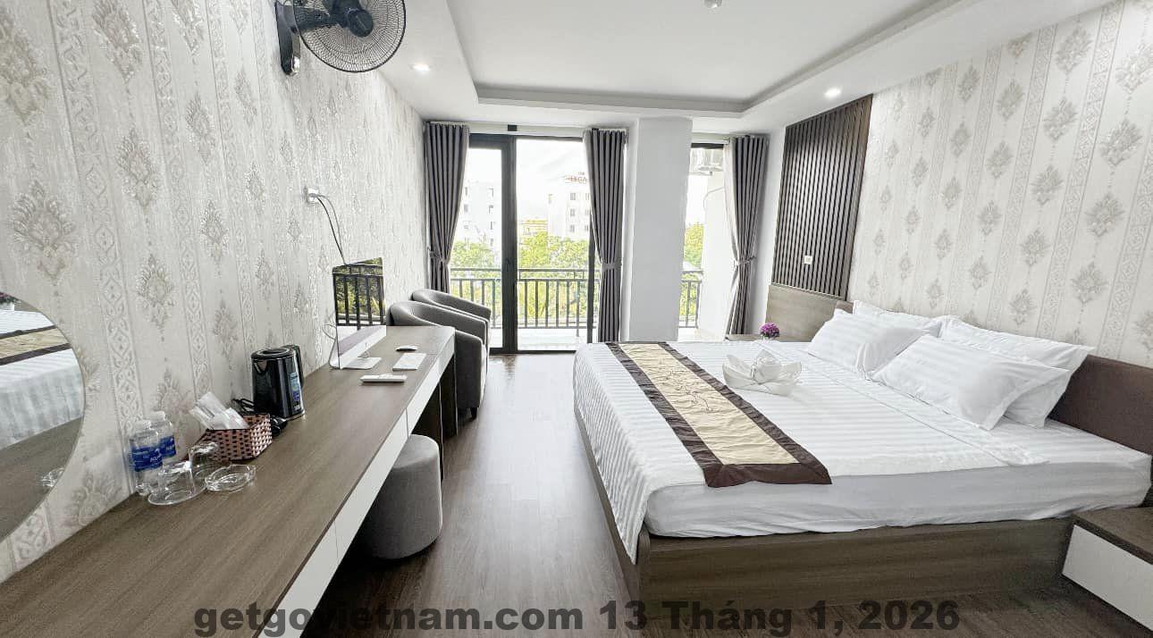 Phòng khách sạn rộng rãi, thoáng mát và đầy đủ tiện nghi