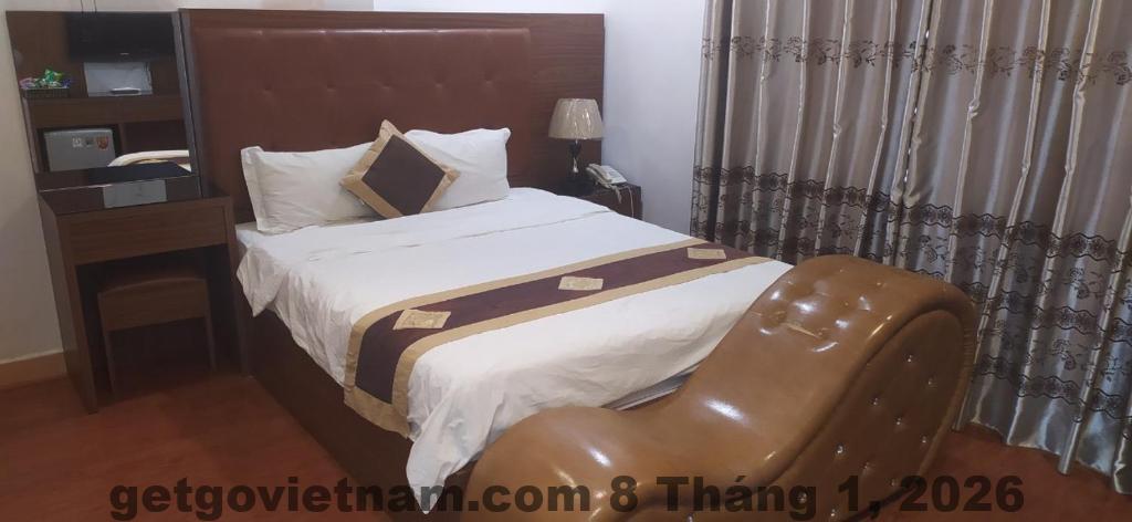 Không gian phòng khách sạn Hoàng Gia 1 phù hợp phân khúc giá bình dân