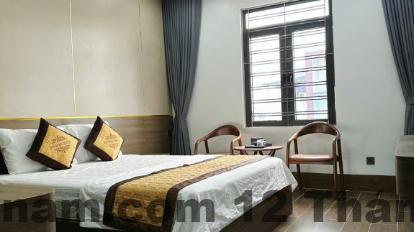 Không gian chung tại Bảo Ngọc Hotel Uông Bí khá hạn chế, không có hồ bơi hay gym