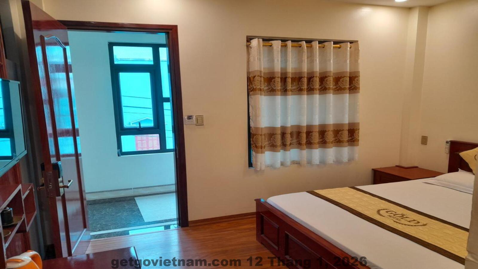 Không gian phòng nghỉ tại GOLD HOTEL Cao Bằng với nội thất cơ bản