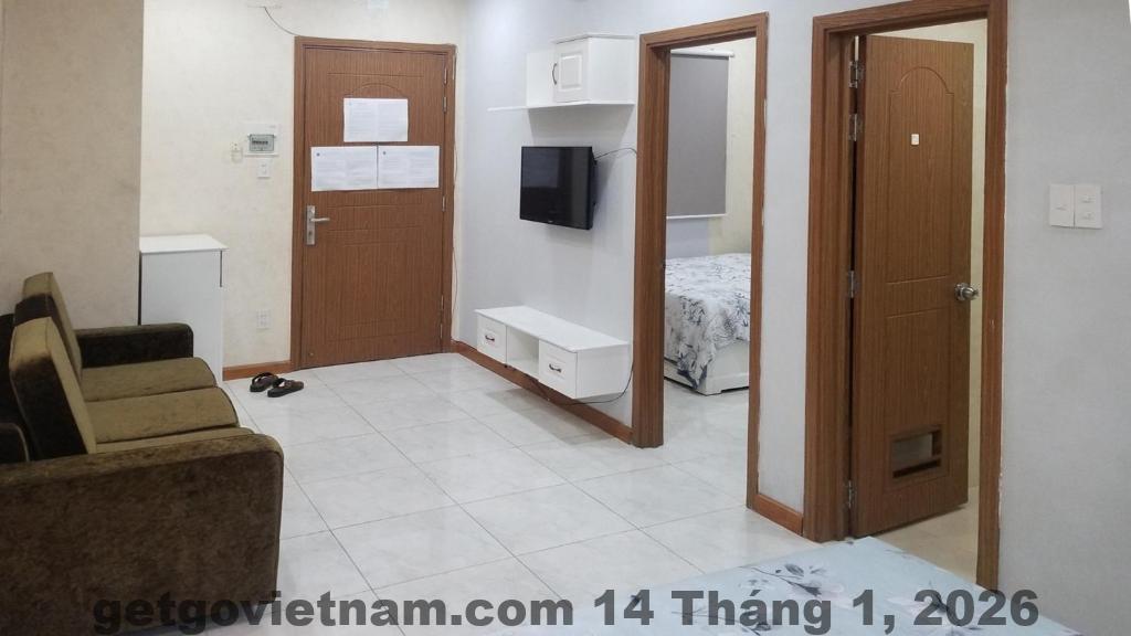 Phòng studio rộng rãi có bếp nhỏ tại Trang Thanh Serviced Apartment & Hotel