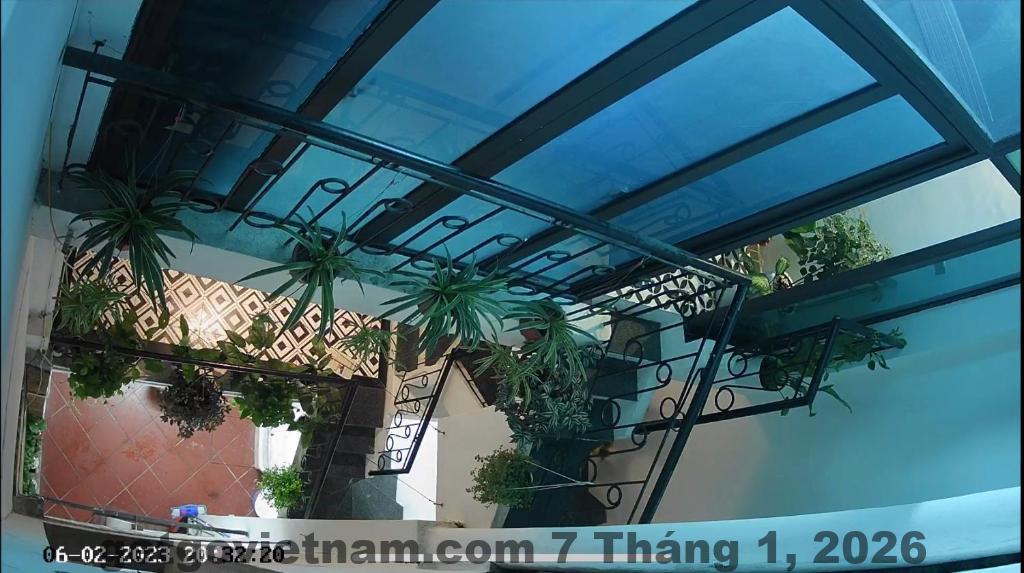 Ban công Cozy stay in Old Quarter thích hợp uống cà phê sáng
