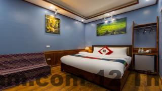 Toàn cảnh Sapa View Spring Garden Hotel nhìn từ bên ngoài vào buổi chiều