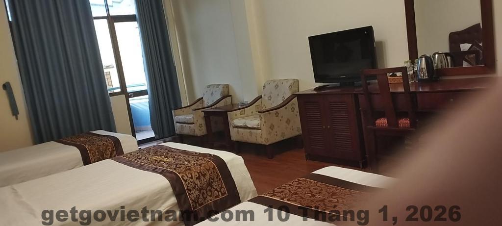 Phòng ngủ tiêu chuẩn tại Ngọc Lan Hotel Cao Bằng