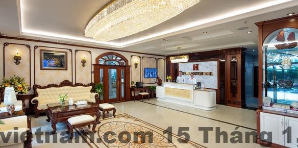 Khu vực lễ tân Halong Boutique Hotel