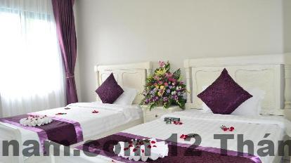 Phòng nghỉ được trang trí đơn giản nhưng hiện đại, đầy đủ tiện nghi cần thiết.