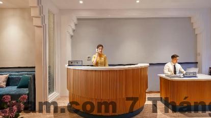 Sảnh lễ tân Hanoi Flora Hotel