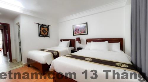 Một góc bữa sáng tại khách sạn, nơi khách có thể thưởng thức các món ăn đa dạng.