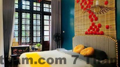 Khu vực ăn sáng nhỏ gọn tại khách sạn Carol Hanoi