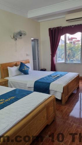 Hành lang Nội Bài Hotel thiết kế đơn giản, tập trung công năng, không có tiện ích giải trí