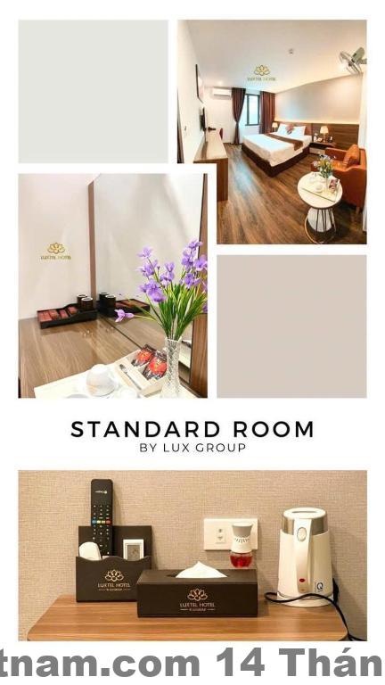 Phòng ngủ LUXTEL Hotel thiết kế hiện đại, nội thất mới