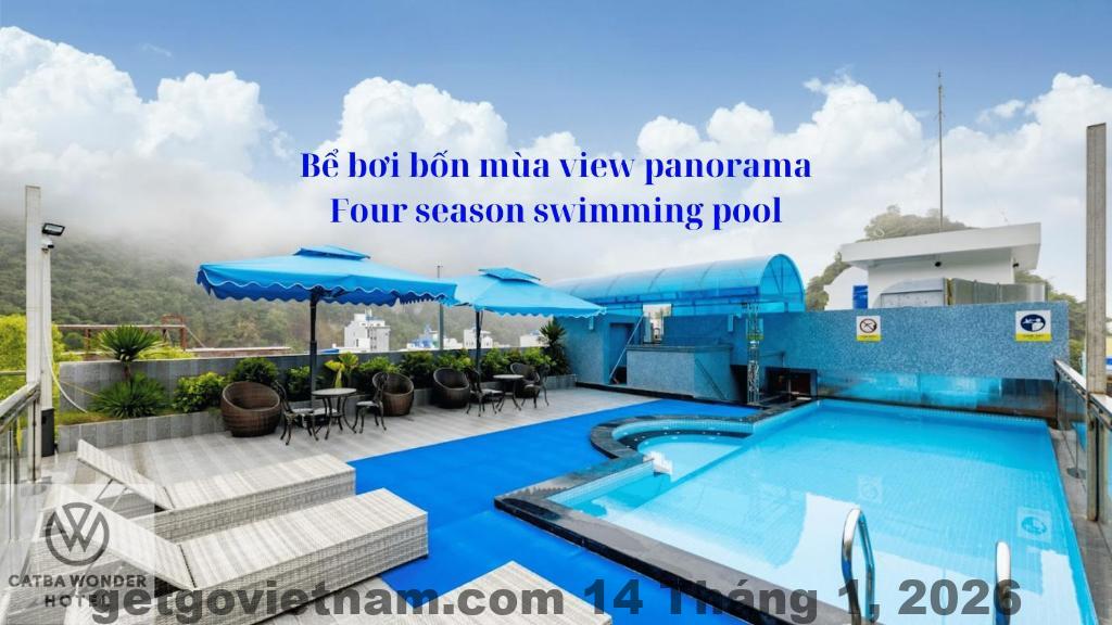 Phòng nghỉ Golden Land Hotel Cát Bà có cửa sổ, ánh sáng tự nhiên, thiết kế đơn giản