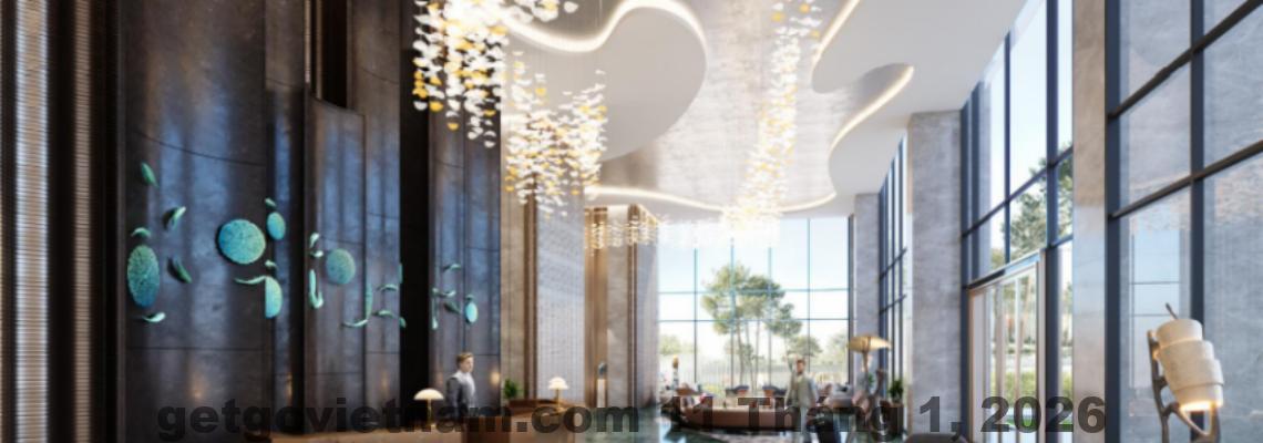 Khu vực lễ tân và đội ngũ nhân viên The Watson Premium Halong Hotel