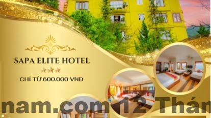 Phòng ngủ tại July House Central Sapa gọn gàng với giường ấm và nội thất cơ bản