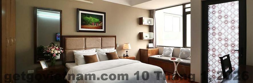 Phòng ngủ tại khách sạn iStay rộng rãi và tiện nghi, thích hợp cho các chuyến đi dài ngày