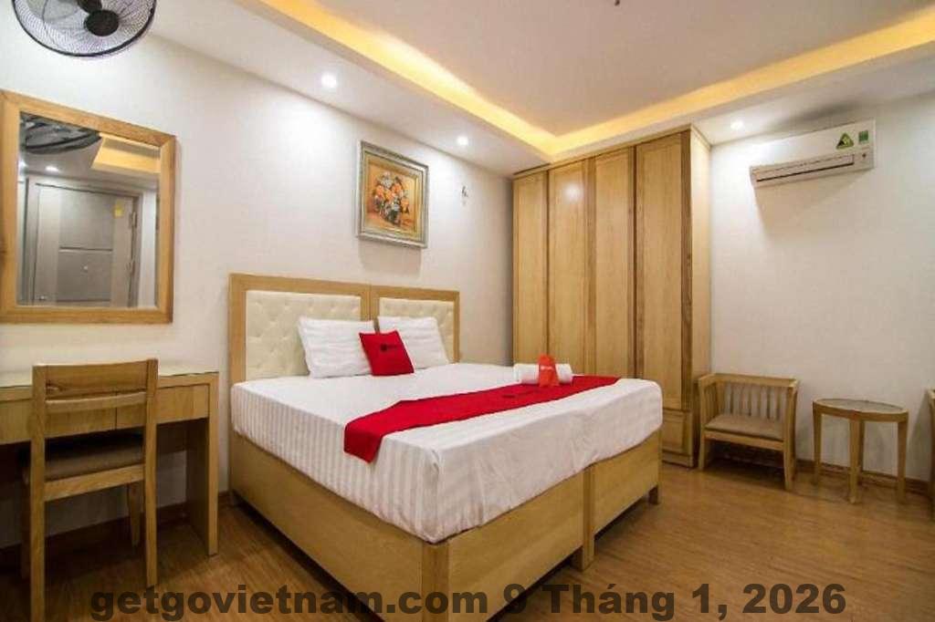 Phòng tiêu chuẩn tại B & B Hotel Quan Hoa với diện tích nhỏ và nội thất cơ bản