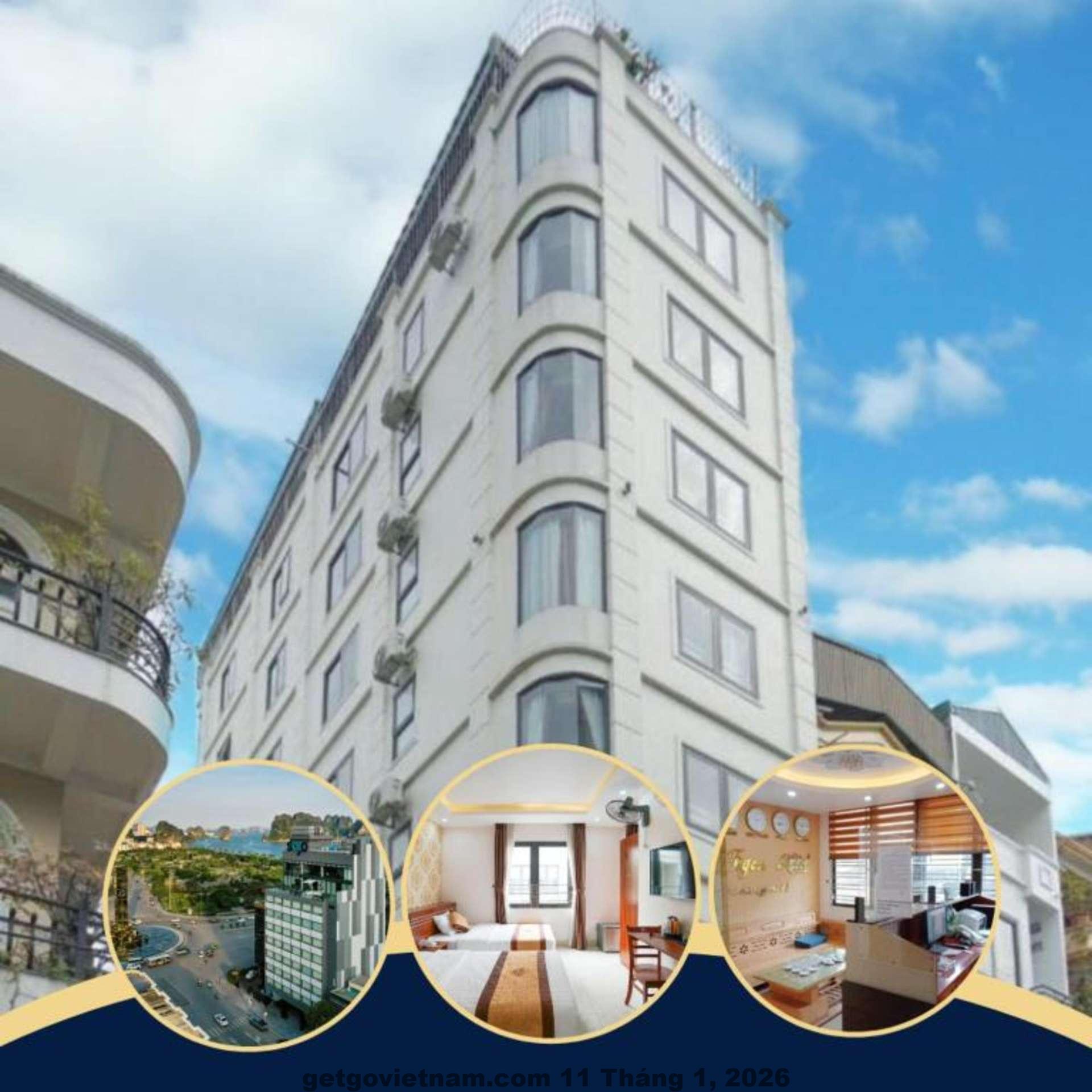 Khu vực lễ tân Starway Hotel thân thiện và gọn gàng
