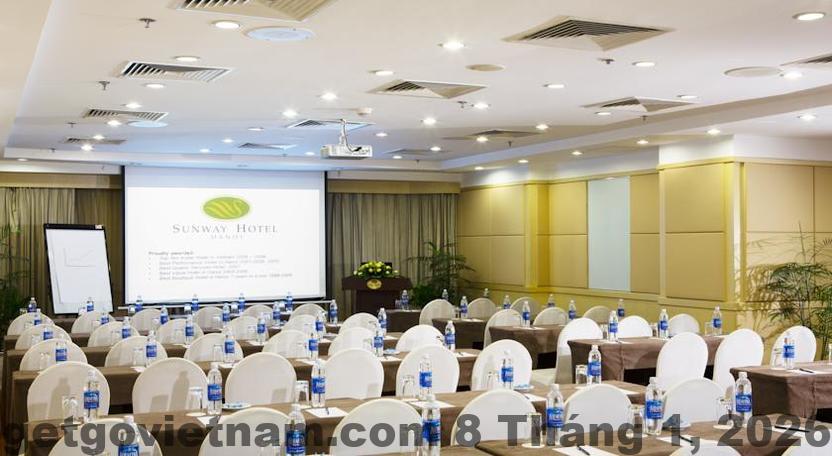 Không gian tổng thể Khách sạn Sunway Hà Nội nhìn từ bên ngoài