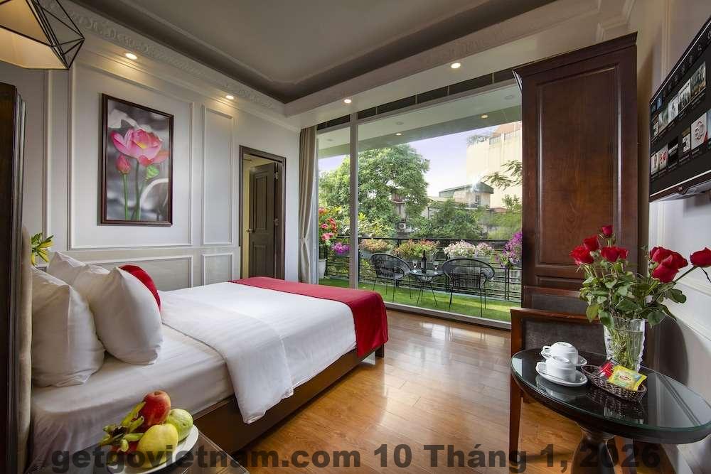 So sánh giá phòng khách sạn boutique khu vực trung tâm Hà Nội tương đương Paradise Home Nguyen Du