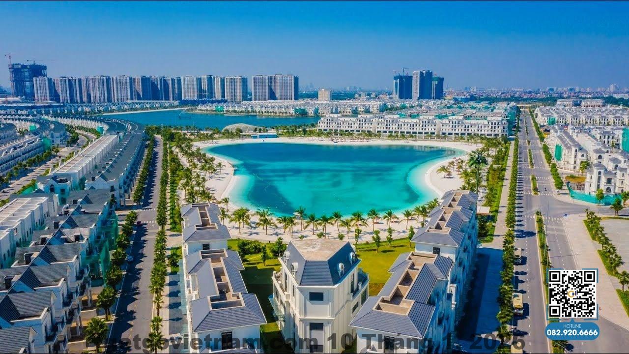 Toàn cảnh khu đô thị Vinhomes Ocean Park nơi Pie's House tọa lạc