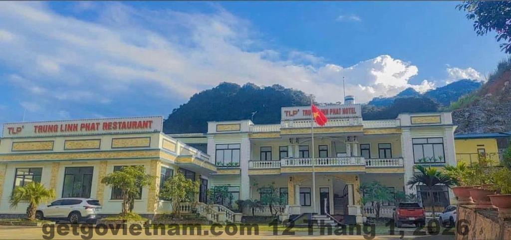 Phòng nghỉ TLP Hotel Hà Giang đơn giản sạch sẽ