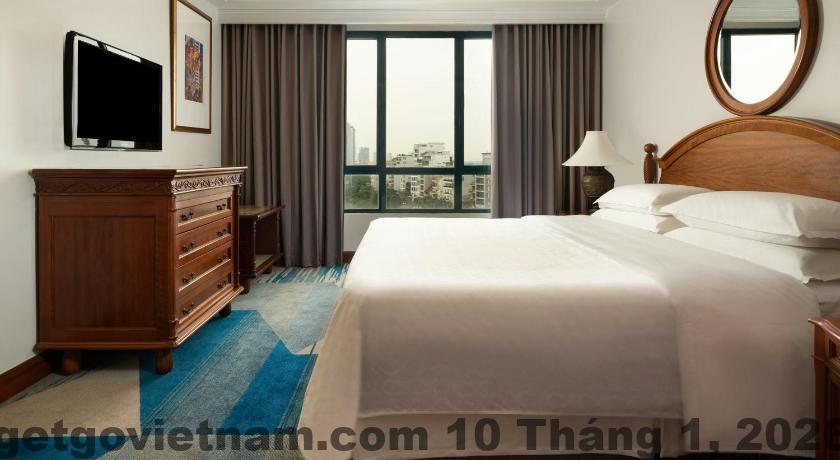 Khu vực buffet sáng tại Sheraton Hanoi Hotel