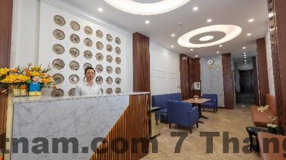 Phòng ngủ Twins Hotel thiết kế đơn giản, diện tích vừa phải