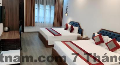 Khu vực ăn sáng tại La Renta Hotel & Spa với thực đơn đơn giản