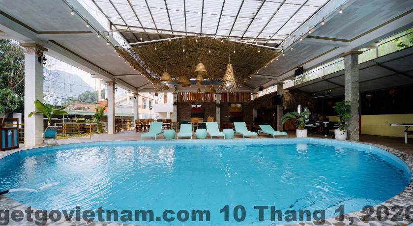 Khu vực ăn sáng tại Anio Ha Giang Hotel & TOUR