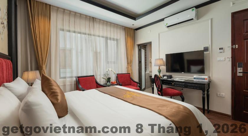 Phòng nghỉ rộng rãi và rất sạch sẽ tại Grand Hanoi Hotel, hoàn hảo cho một chuyến nghỉ dưỡng dài ngày.