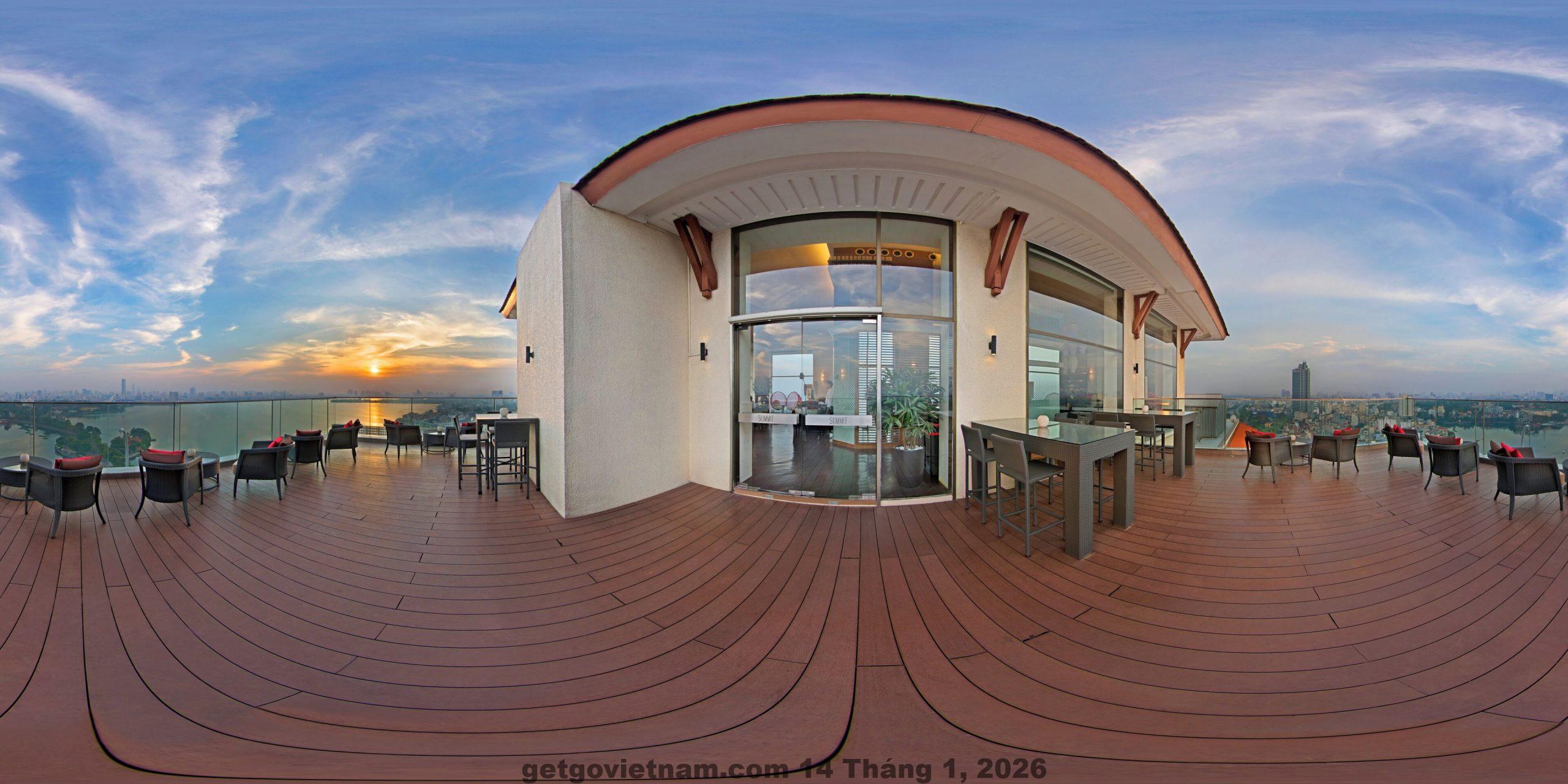 Không gian sinh hoạt trong phòng tại Khách Sạn Pacific Hà Nội