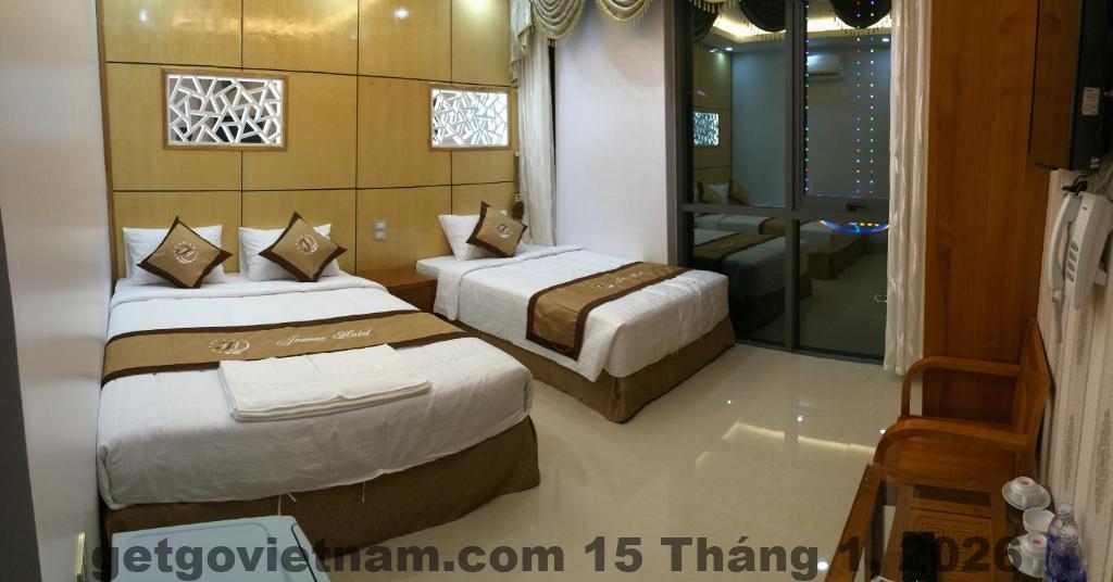 Phòng nghỉ tiện nghi tại Jeanne Hotel CaoBang
