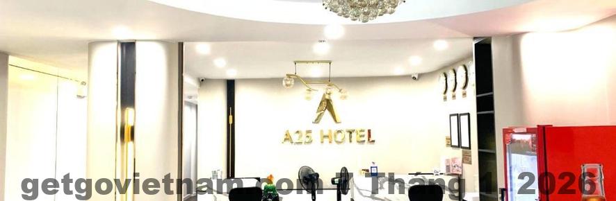 Vị trí A25 Luxury Hotel 12 Phố Huế gần Vincom Bà Triệu và khu vực trung tâm Hà Nội