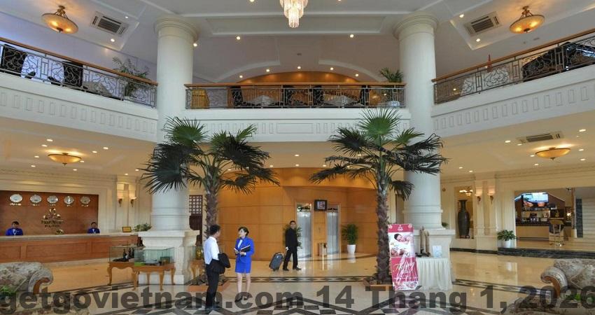 Sảnh lễ tân Pearl River Hotel Hải Phòng