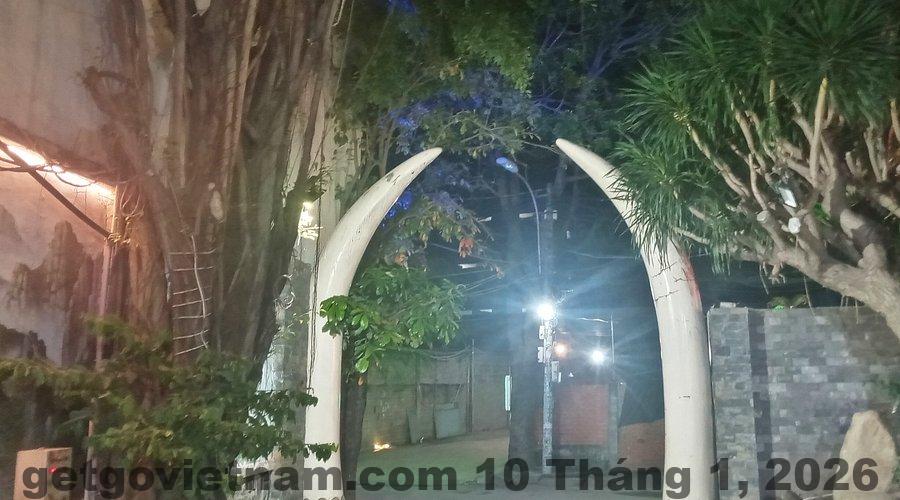 Không gian xung quanh Long Hotel Hà Giang, khách sạn không có nhiều tiện ích nội khu