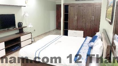 Phòng nghỉ VENUS HOTEL K15 với thiết kế đơn giản, nội thất cơ bản và không gian gọn gàng